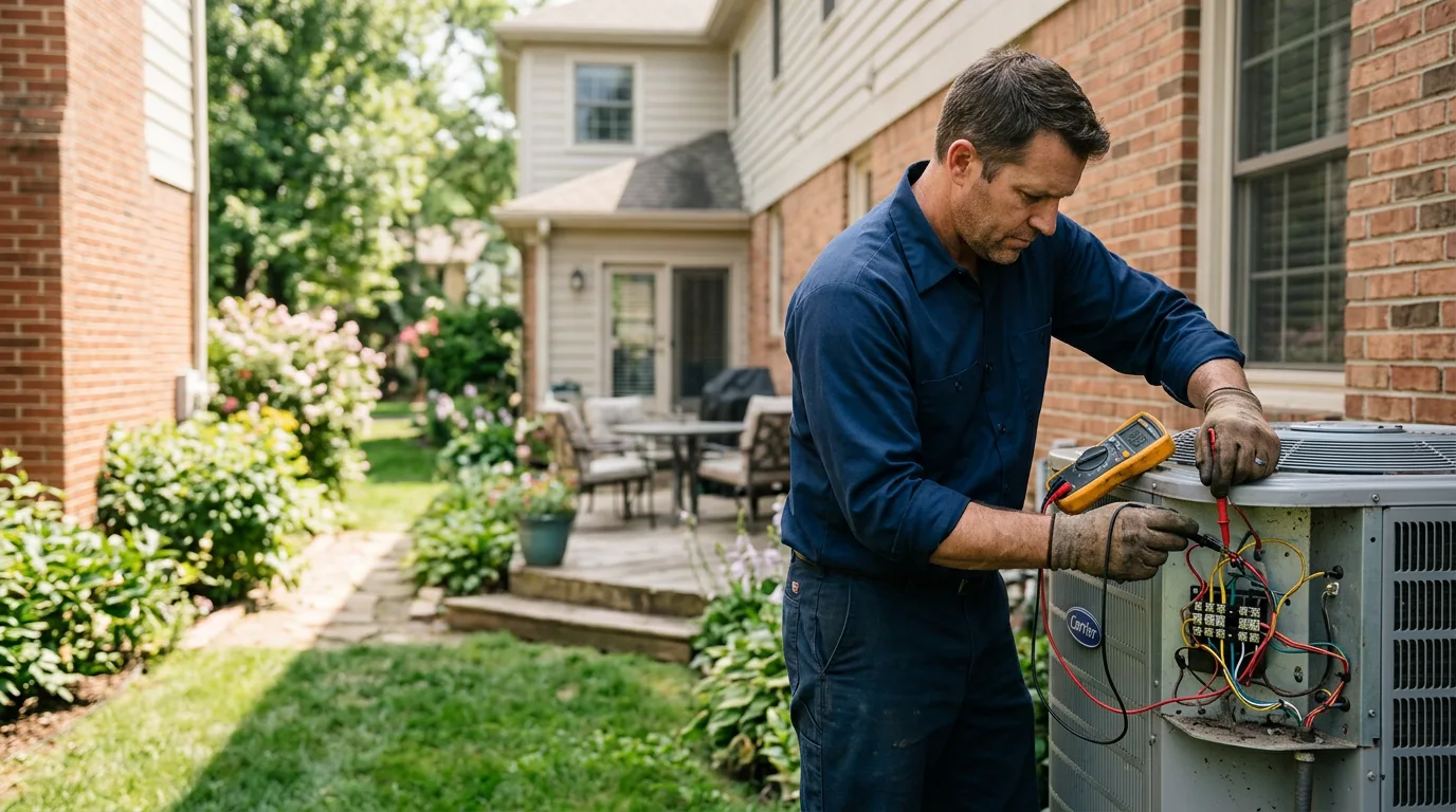 HVAC technician working near Melfa, VA